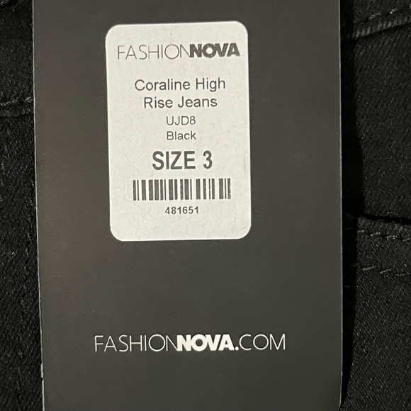 Fashion Nova Women’s Caroline High-rise Jeans,  Women's size 3; New with Tags - Picture 13 of 16